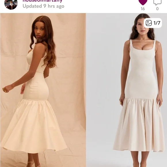 House of CB Light Pink Midi Dress - Picture 3 of 3